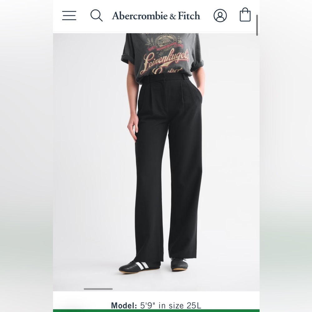 Abercrombie & Fitch Classic Black Trousers